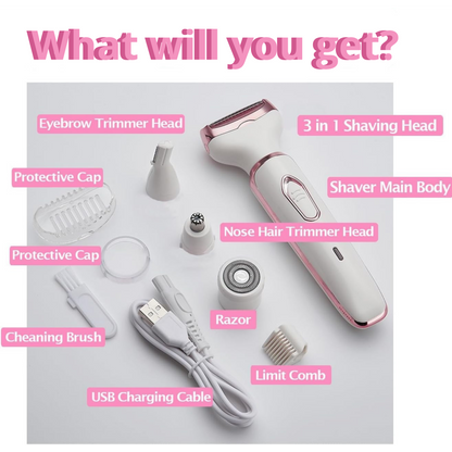 Electric Razor 4 in 1 Waterproof